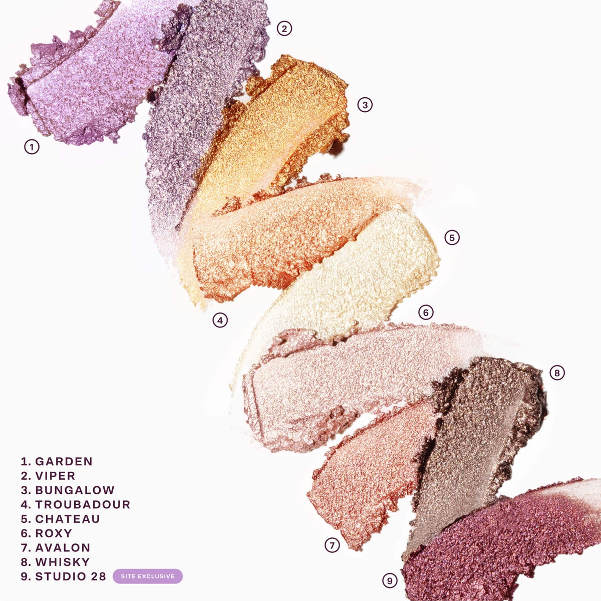GoGo Cooling Shimmer Eyeshadow X5