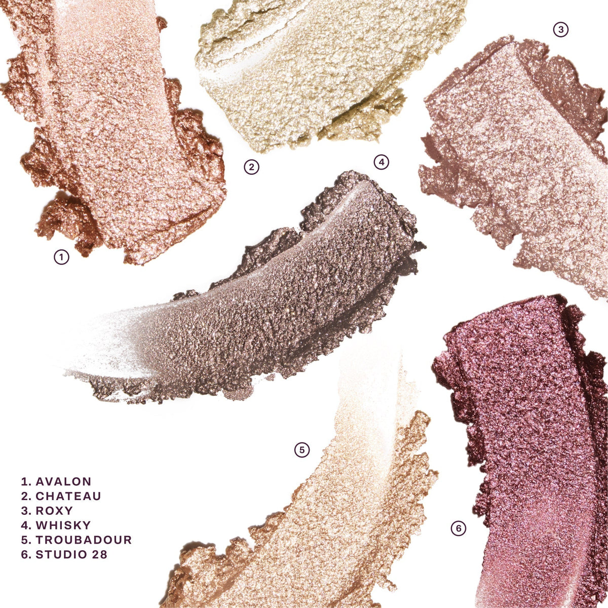 GoGo Cooling Shimmer Eyeshadow X5